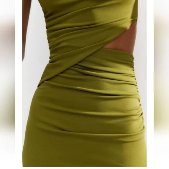 ZARA CUT OUT MAXI DRESS - Picture 4 of 5